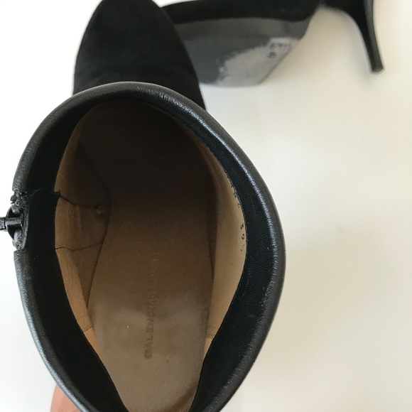 Balenciaga Suede/Leather Ankle Booties Heels - Picture 11 of 16